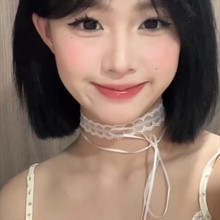 施家正品珍珠项链女叠戴钛钢轻奢小众baby小米珠锁骨颈链毛衣链
