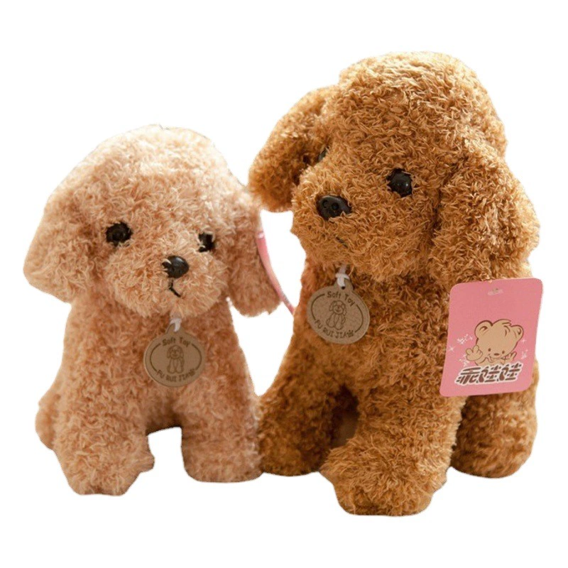 Любимая милая плюшевая собака плюшевая игрушка кукла рулет кукла шерсть собака кукла детская праздничная подарочная фабрика оптом