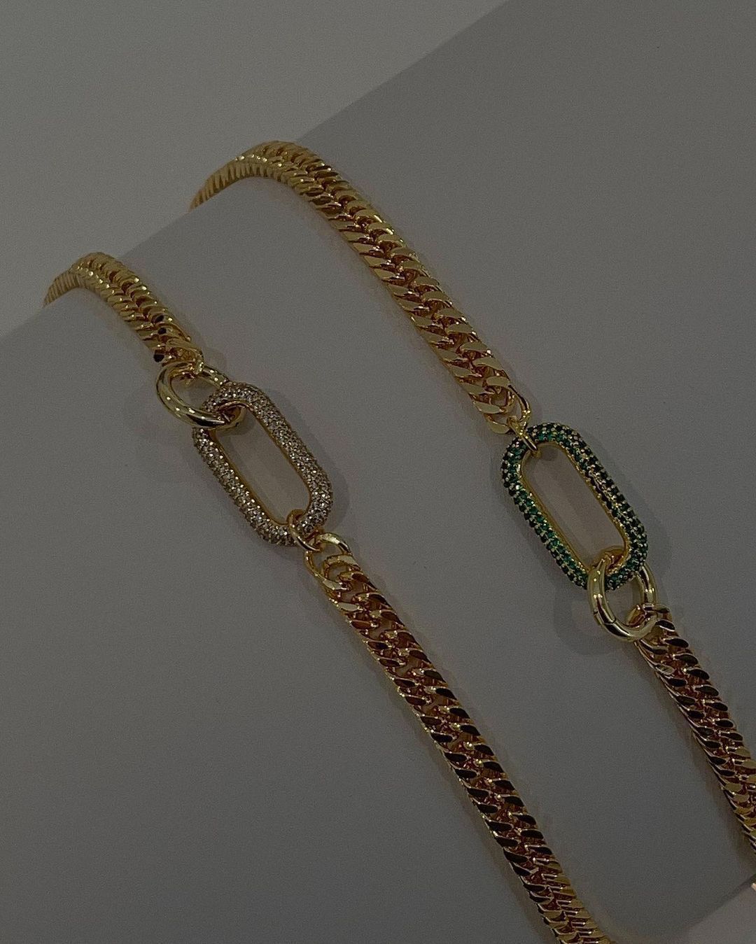 Streetwear Oval Copper Plating Inlay Zircon Bracelets Earrings Necklace display picture 6