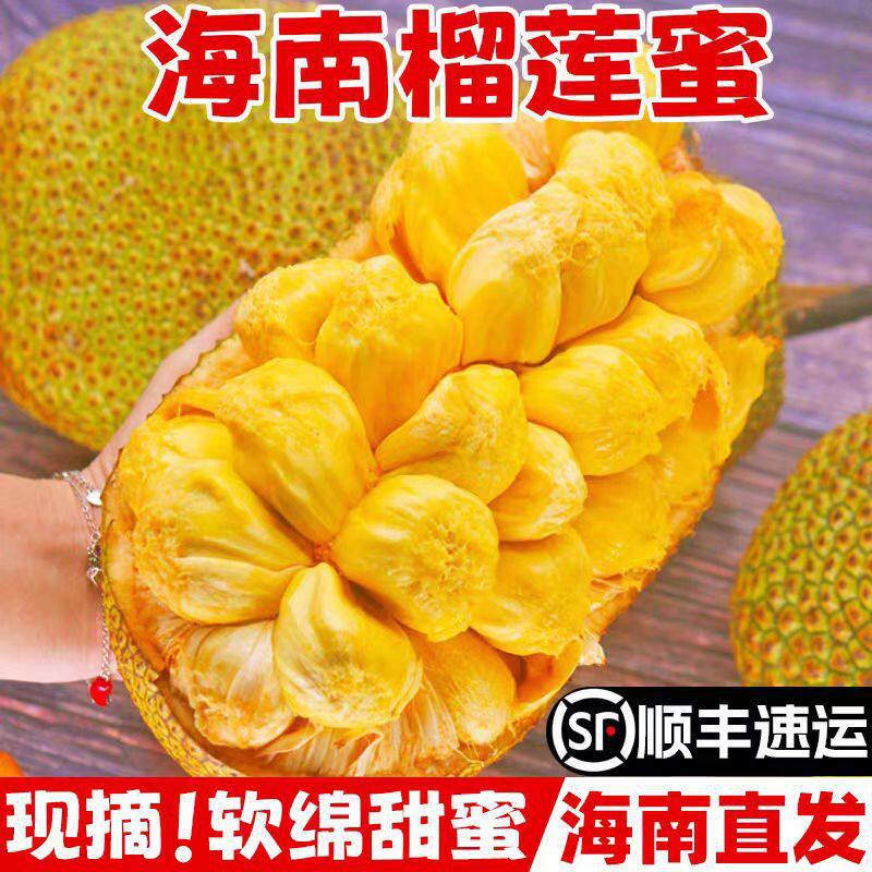 新鲜正宗榴莲蜜小个尖蜜拉尖不拉多肉巴掌迷你湿包热带水果包邮