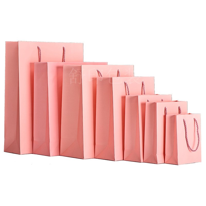 Bolsa de papel de cartón blanco engrosada y respetuosa con el medio ambiente portátil, pastel de luna de té, bolsa de embalaje de regalo de alta gama, bolsa de regalo de ropa, venta al por mayor transfronteriza