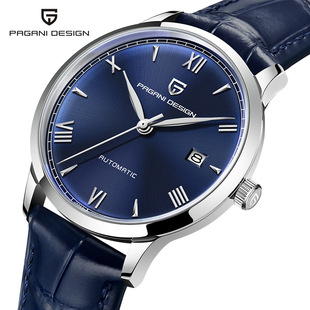 Bomani Design Men's Watch Fully Automatic Mechanical Watch Stainless Steel Waterproof Belt Watch 1759