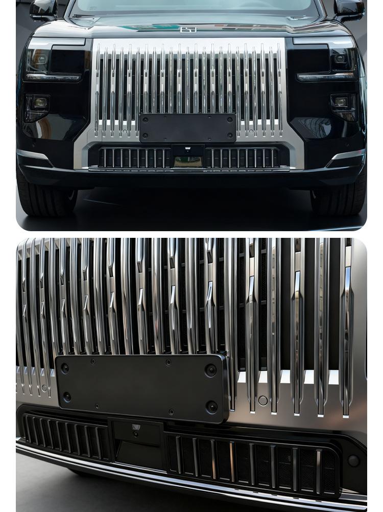Suitable for 25 Models of Zeekr 9X Insect-Proof Net Front Grille Water Tank Snap-On Protective Cover Insect-Proof Catkin Modification Parts