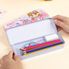 Children's pen, cute capacious high quality cartoon double-layer pencil case for elementary school students, new collection