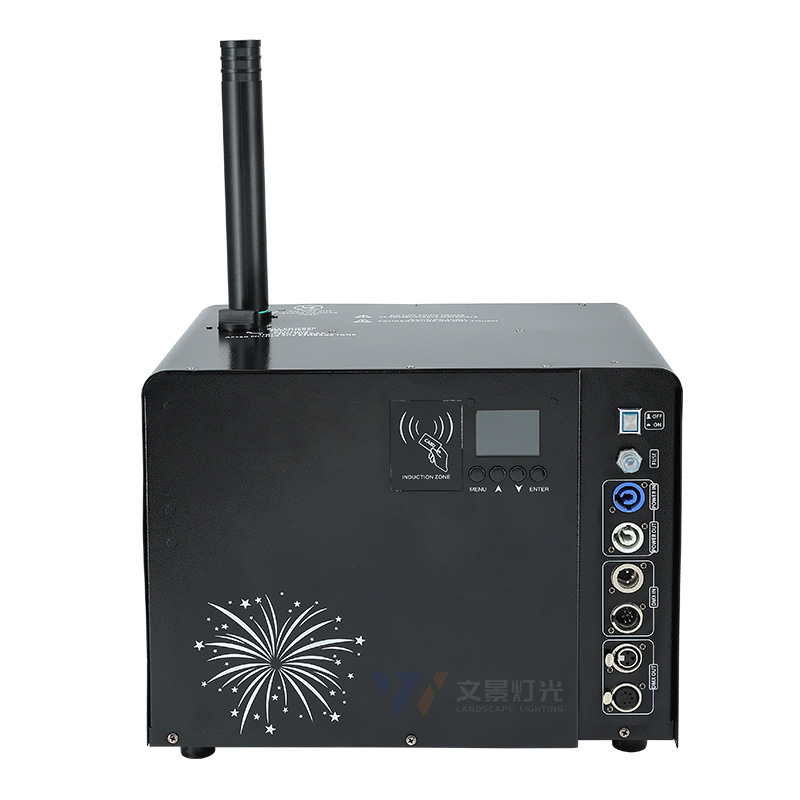 Nueva máquina de pulverización de flores impermeable al aire libre, máquina de fuegos artificiales de pulverización rápida, concierto en el escenario a gran escala, equipo de atmósfera de propuesta