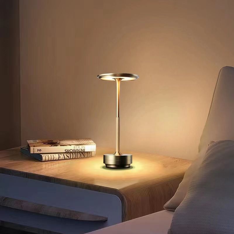 Cross-Border Touch Decorative Table Lamp Japanese-Style I-Shaped Rechargeable Led Hotel Bar Restaurant Bedside Dimmable Night Light