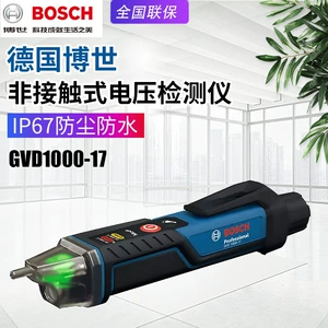 Электрическая тестовая ручка BOSCH GVD1000-17, профессиональный детектор электрика, визуальный бытовой тестер напряжения
