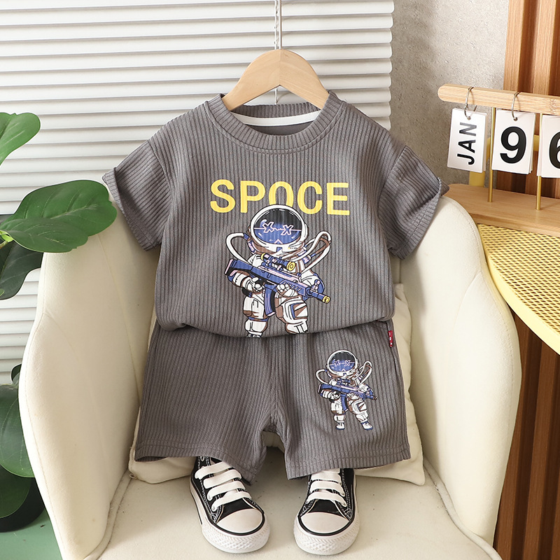 子供半袖セット夏男の子服女の子tシャツ赤ちゃん夏服服2025新しい子供服ファッション|undefined