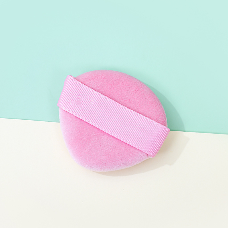 Polvo de polvo púrpura personalizado de polvo de polvo púrpura super suave espeso no comer polvo seco y húmedo de doble propósito tipo gota de agua esponja maquillaje