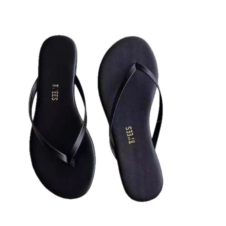 Minimalist Women Flip-flops Soft Comfortable Flat Beach Sandals_voghion.com