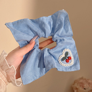 Anillo de cabello perezoso coreano cuerda de cabeza intestino grande niñas de alto nivel de la sensación de cabello de alta elasticidad correa de cabello de cabello super grande