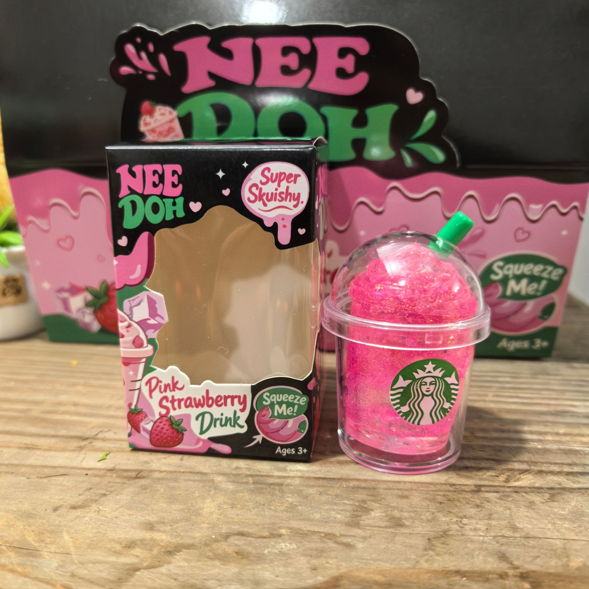 Taza de té de leche rosa de maltosa Starbucks (60 g)
