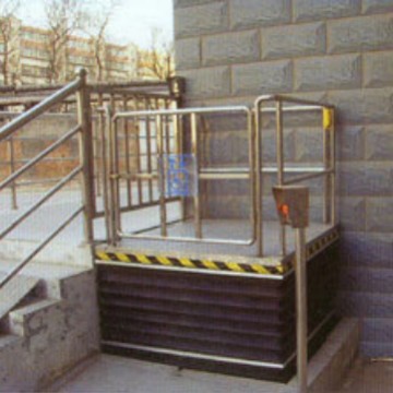 残疾人无障碍升降平台 固定式升降机 圆形升降舞台 剪叉式升降机