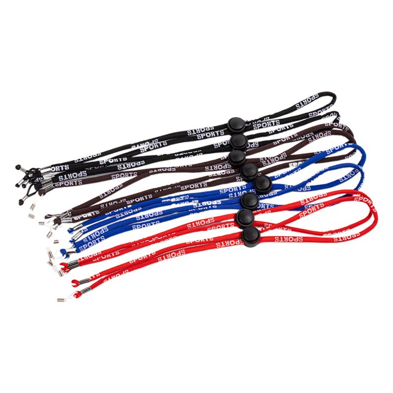 Очки с веревкой нескользящие шнурки дети взрослые дети спортивный полиэстер с регулируемым шнурком веревка оптом