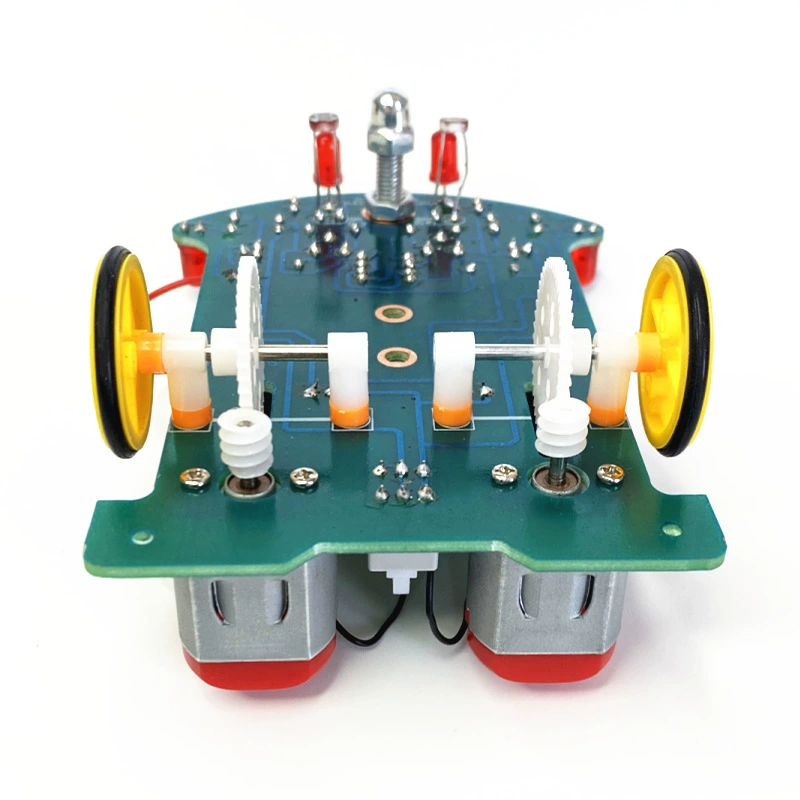 D2-5 Intelligent tracking small car kit sensing line experimental teaching production training training welding DIY bulk part