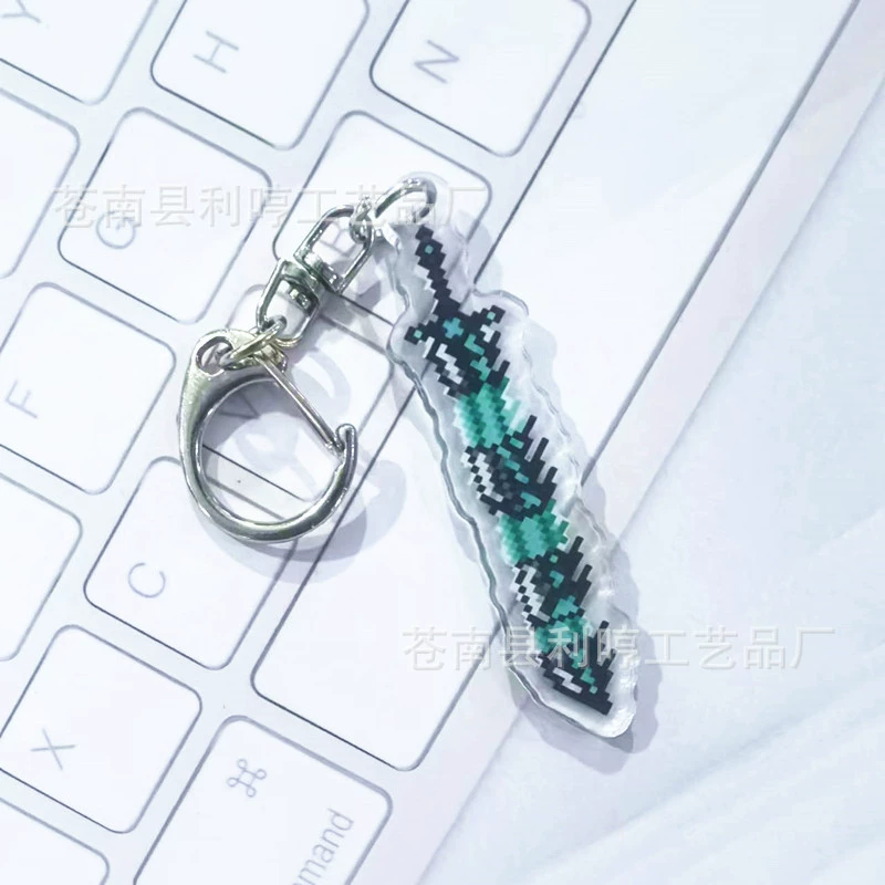 Cartoon acrylic keychain, backpack accessory