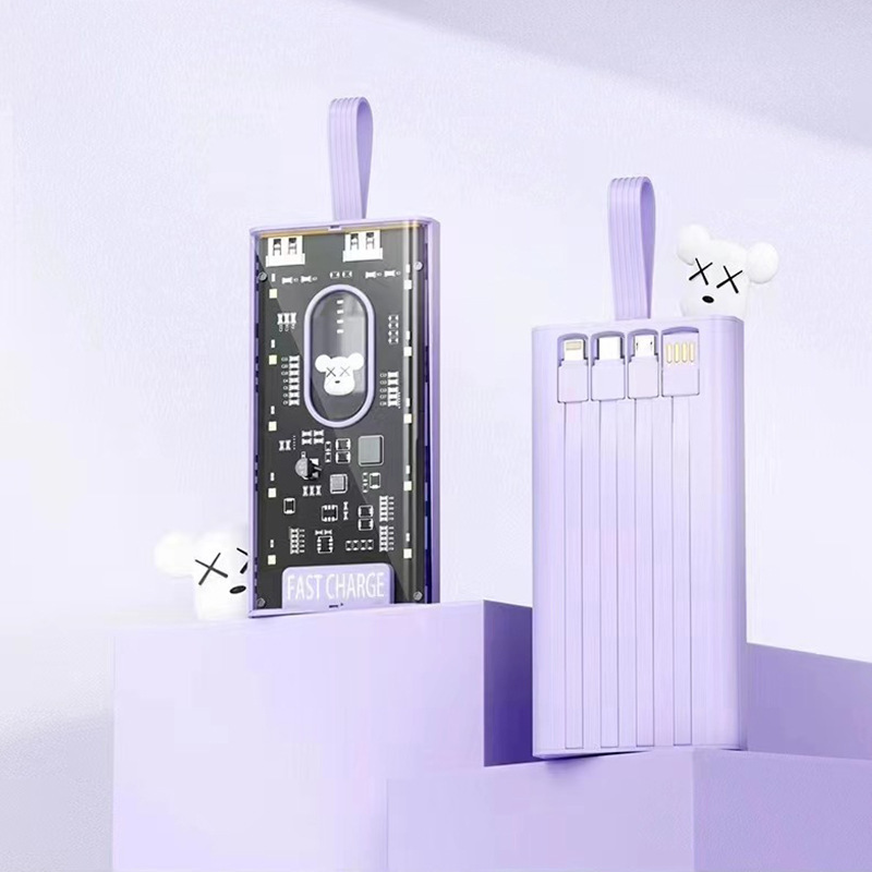 Mecha lámpara de viento con cable mini fuente de alimentación móvil al aire libre tesoro de carga de 20000 mAh gran capacidad en stock