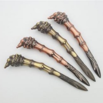 Cuchillo de té de bambú de aleación-bronce