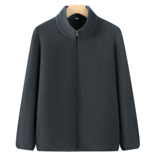 Spring and Autumn Fleece Coat for Middle-aged and Elderly Women's Mother Fleece Zipper Top Grandma Casual Old Lady Clothes
