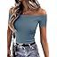 2026 Hot Sale Women Sexy Off Shoulder Short Sleeve Blouse_ecoleips.com