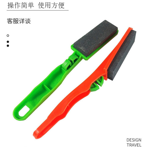 Portable stall exhibition product Jade Province knife sharpener large size with edge-opening feature knife sharpener knife stone