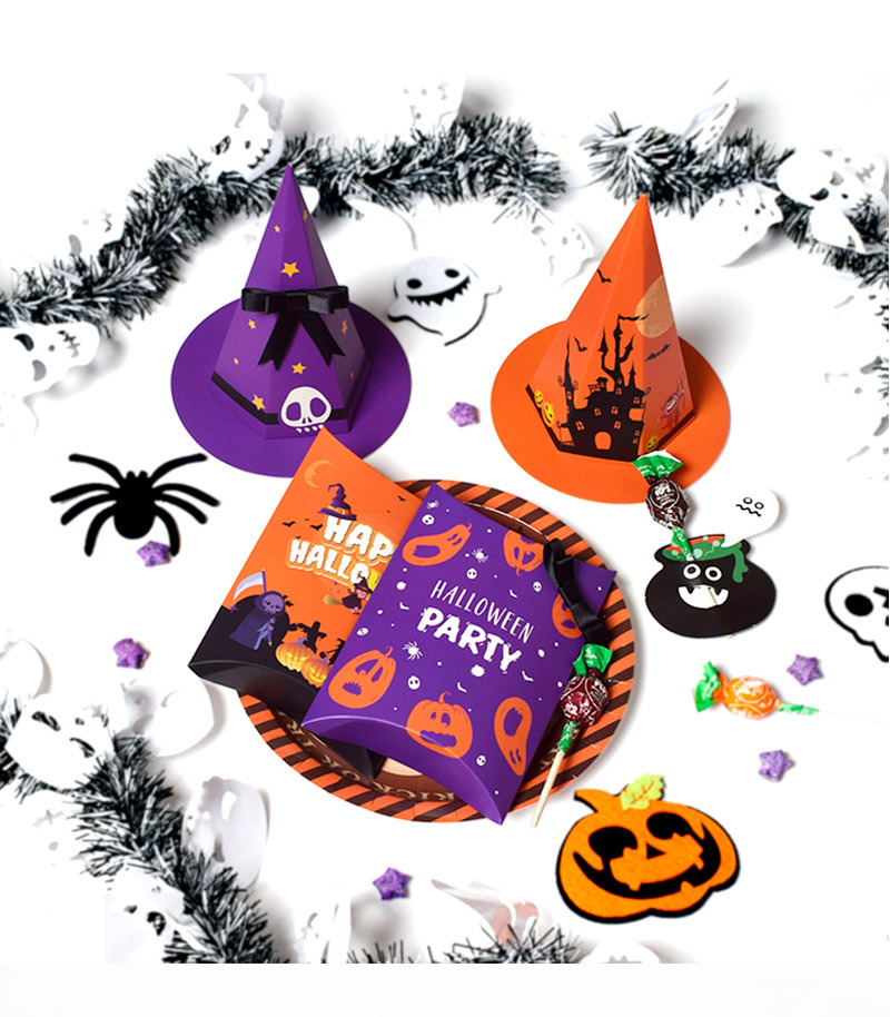 Halloween Mode Motif Halloween Papier Festival Fournitures D'emballage Cadeau 1 Pièce display picture 3