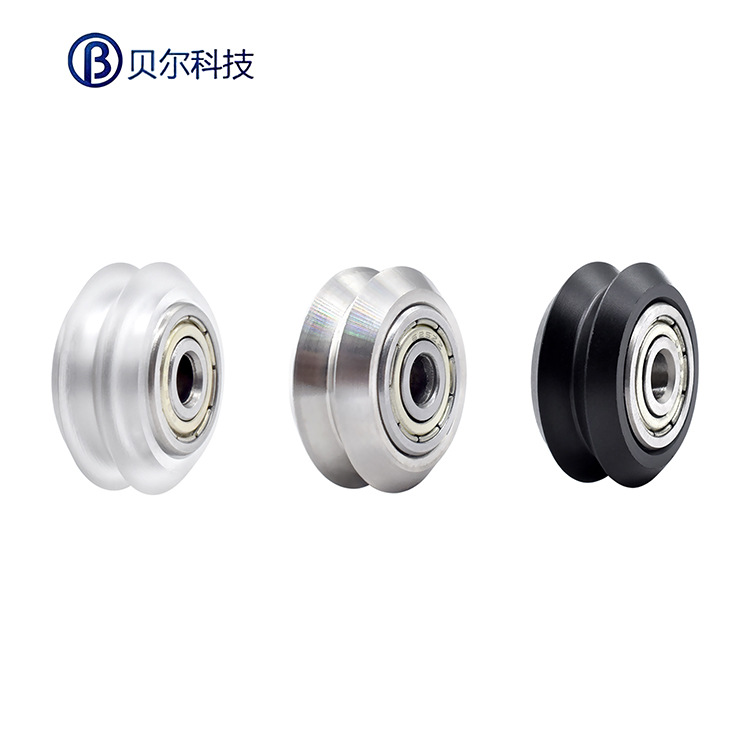 Accesorios de la impresora 3D polea de plástico 2020 perfil de aluminio V rueda loca talla máquina de escritura POM rueda grande rueda pasiva