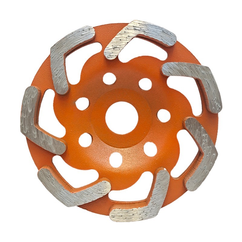 经典爆款5英寸125mm大理石花岗岩超硬石材金刚石焊接异形磨轮