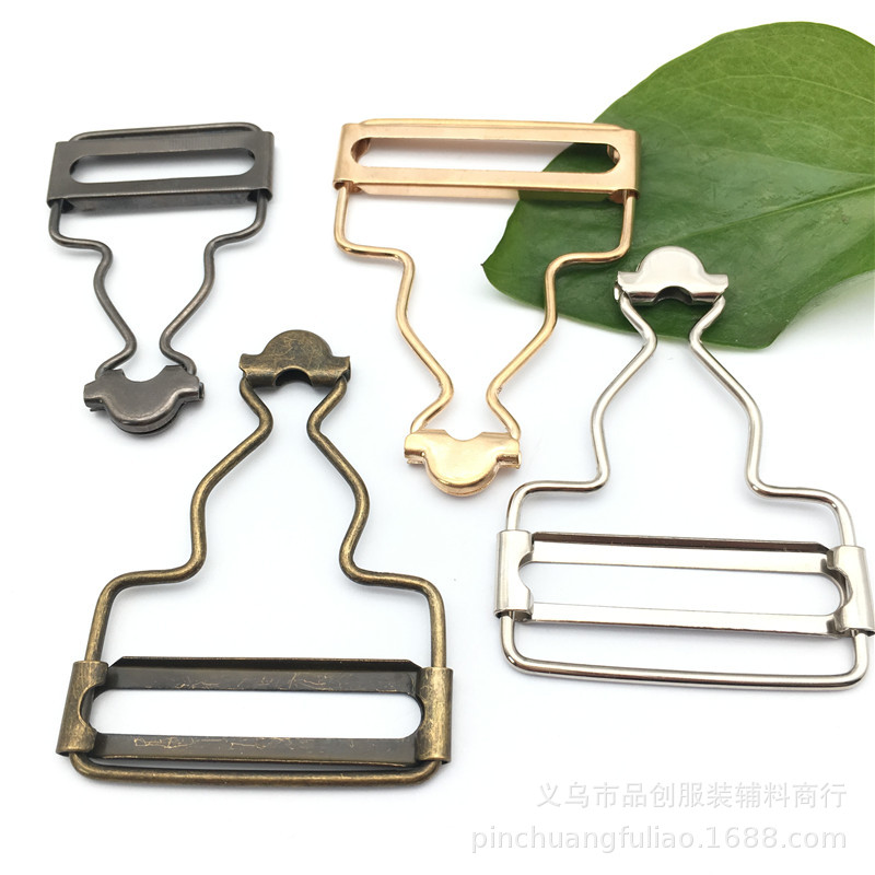 Factory spot wholesale jeans strap buckle metal gourd buckle pregnant women strap adjustment Japanese hook button