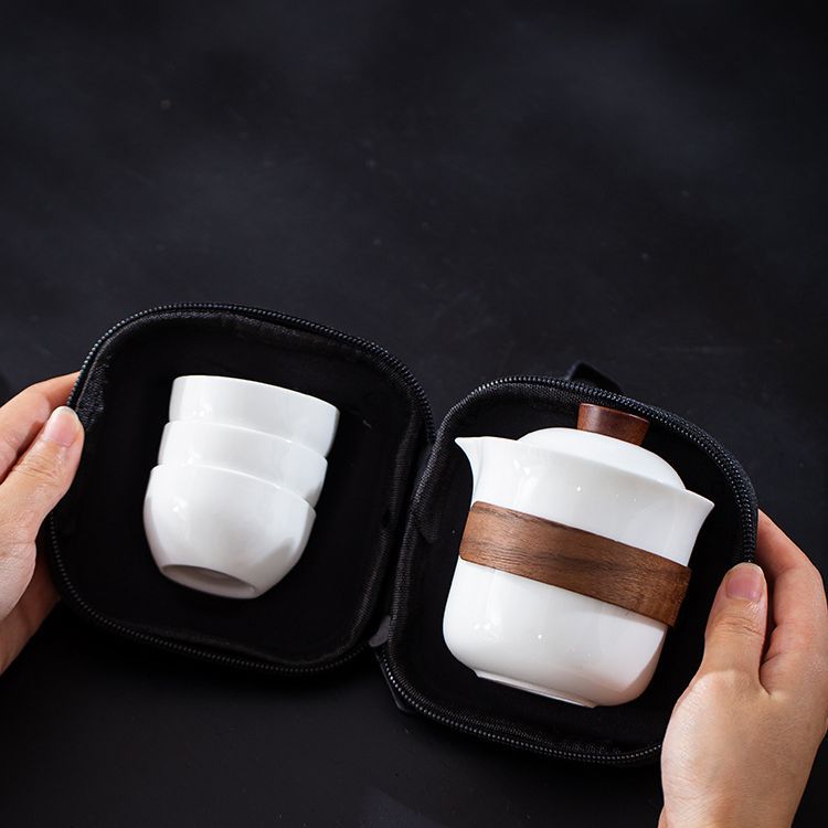 Портативный набор чайных сервизов маленький простой и долговечный Quick Cup для домашнего путешествия на открытом воздухе кемпинг путешествия чайный набор оптовая продажа
