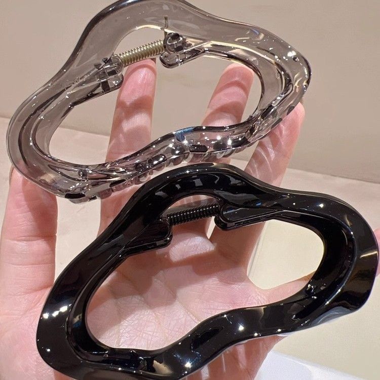 高級クラウド大型サメクリップヘッドドレス気質ヘアクリップ女性用ヘアクリップ後頭部クリップサメクリップLサイズ|undefined