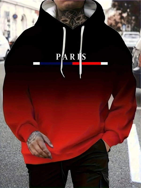 2025外贸新款男士连帽衫卫衣修身亲肤潮流时尚3D数码印花厂家直销|undefined