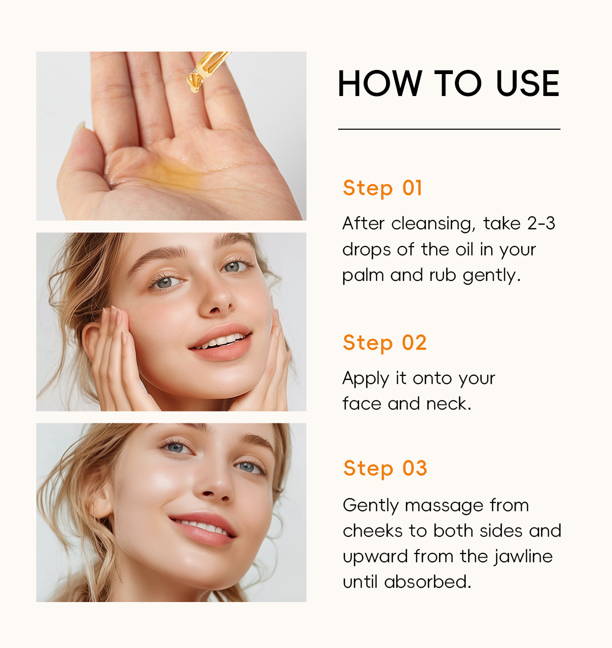 quiyum's new cross-border product, turmeric Vitamin c Facial Essence Oil 30ml, is a hydrating, moisturizing and nourishing FDA skin care product undefined