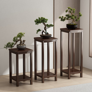 Potted Flower Plants Indoor Flower Stand Living Room Floor-Standing Strong Wood Flower Stand Home High Flower Stand