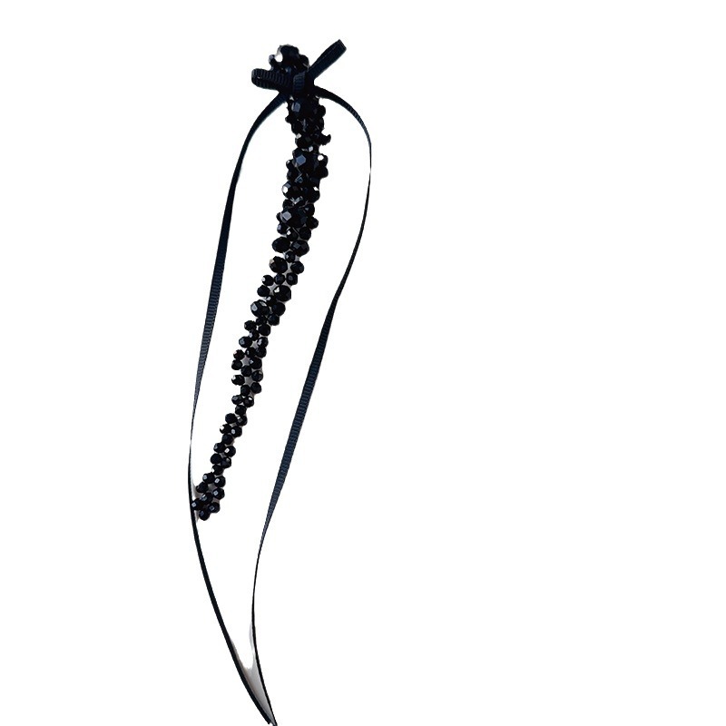 과장된 틈새 반짝이는 크리스탈 긴 리본 소재 성격 고급 의류 손으로 꿰매는 술 장식 도매