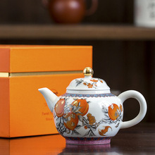 轻奢泡茶壶陶瓷家用日式大号纯手工耐高温室内专用茶具高档闷泡壶