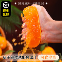 爱媛38号果冻橙爱媛果冻橙薄皮非中华血橙红心橙子特级浅橙黄色