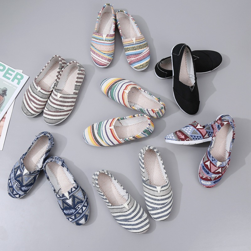 low breathable casual espadrilles flat