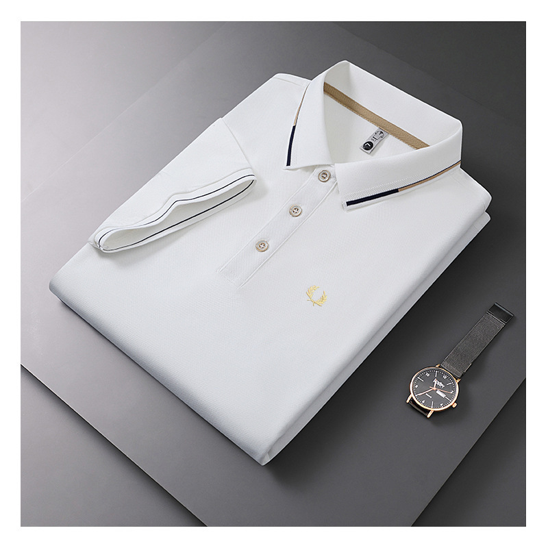 White embroidered yellow