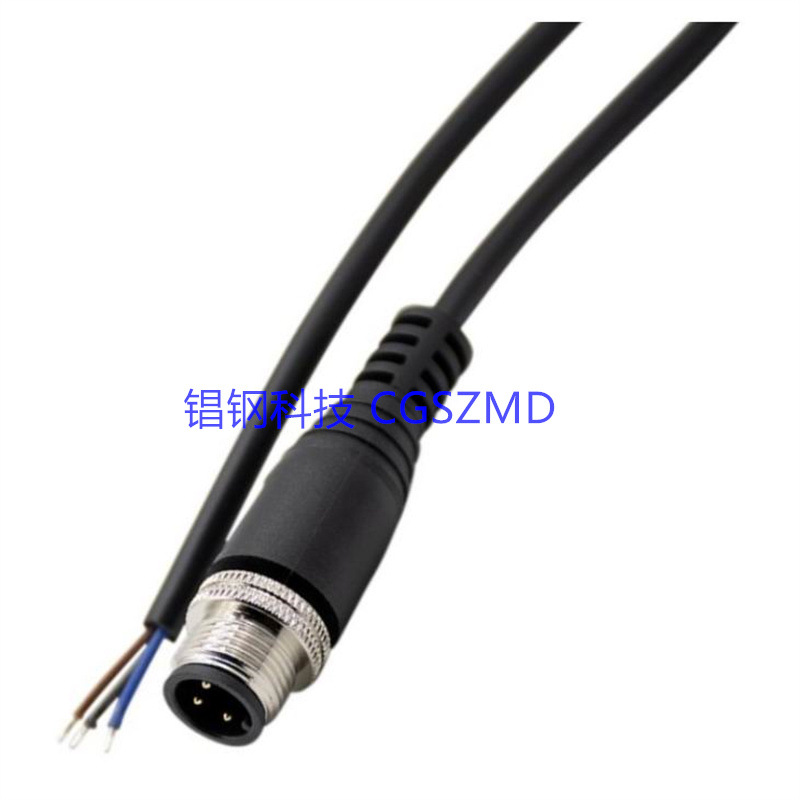 M12����������5m 5 оֱ�Ǻ��ӵ��°�װ M12 Cable Connector