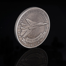 F-14雄猫战斗机纪念章创意装饰硬币军事小礼品纪念品收藏礼物把玩