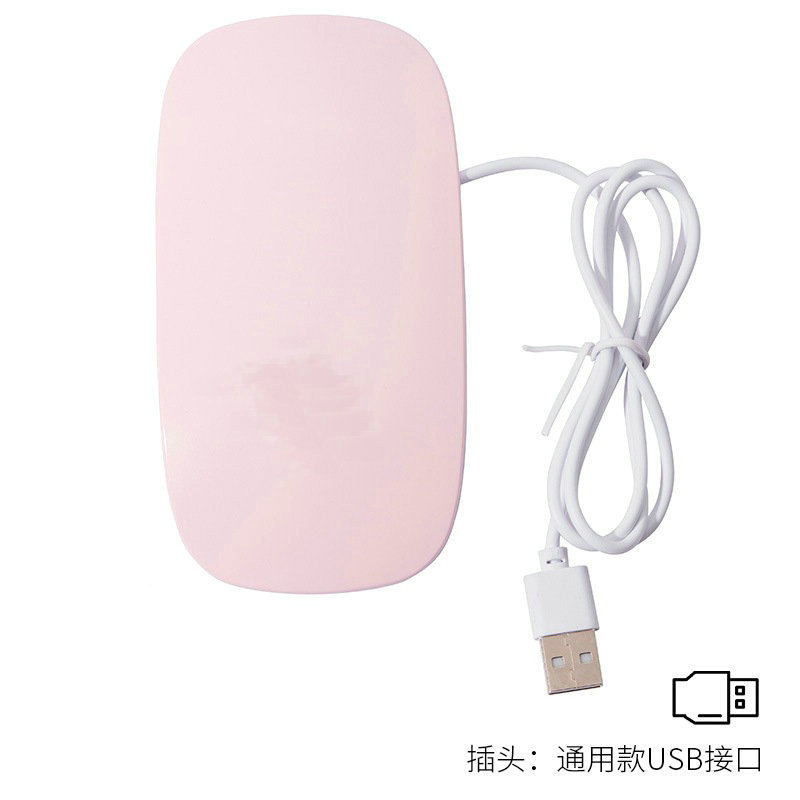 Luz de manicura portátil mini luz de fototerapia LED USB lámpara de manicura de mano plegable mini lámpara de parrilla de manicura al por mayor