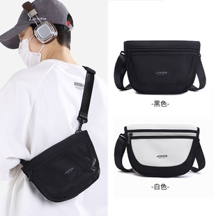 New Japanese Style Trendy Brand Men's Crossbody Bag Large Capacity Travel Chest Bag Casual Shoulder Bag Men's and Women's Same Style commuter Bag