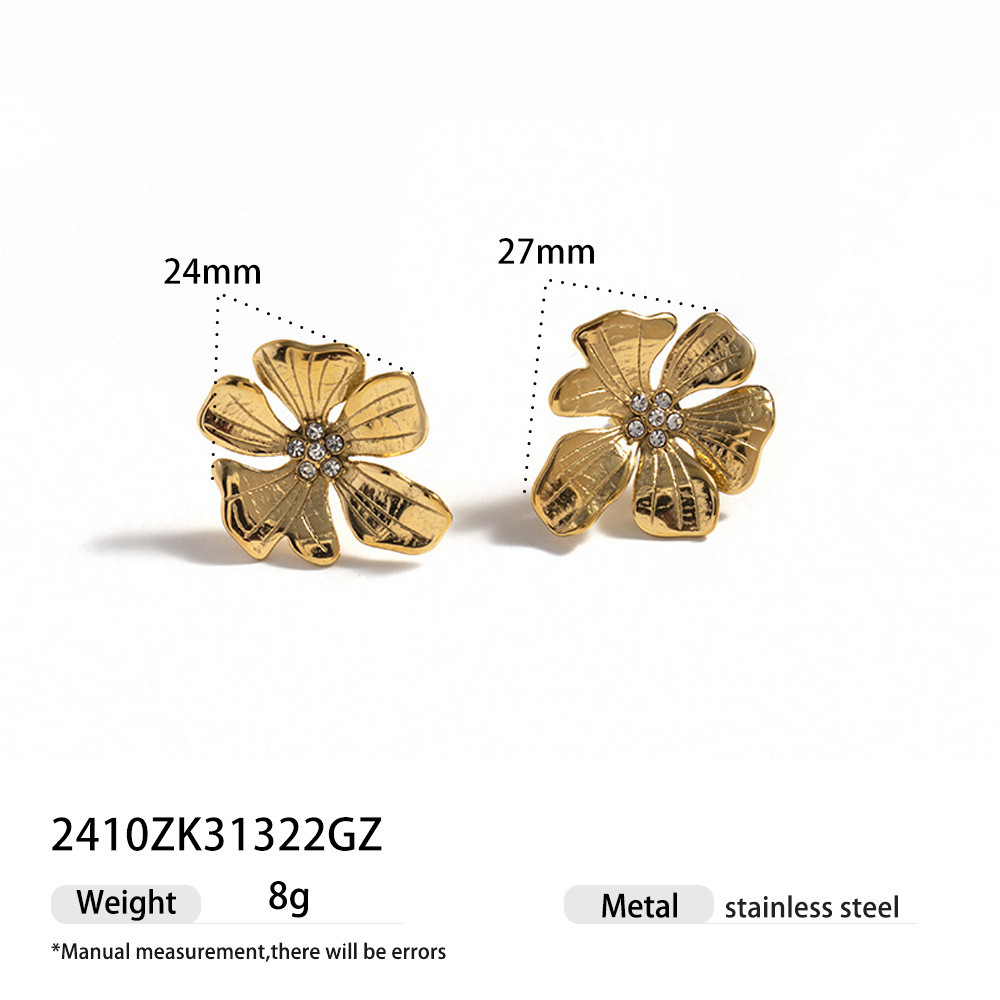 Tena anillo de acero inoxidable europeo y americano diseño de nicho femenino todo fósforo titanio marino estrella de mar de acero conjunto de pulsera de joyería de concha