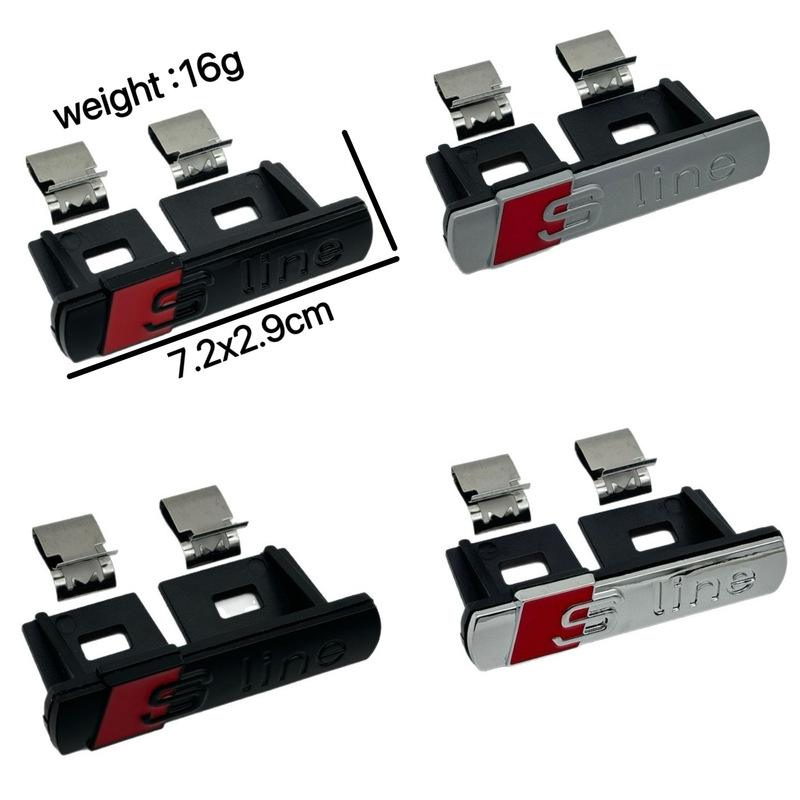 Suitable for Sline Car Logo Metal Sline Grille with Stainless Steel Buckle Attached to the Grille