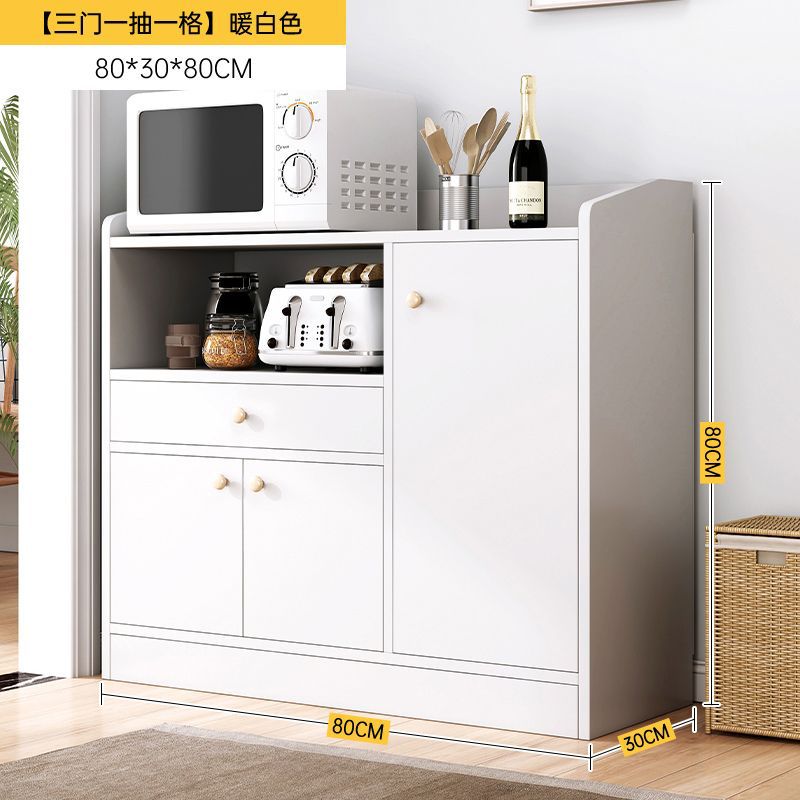 [클리어아웃 세일] 문 3개와 서랍 1개丨웜화이트 80cm