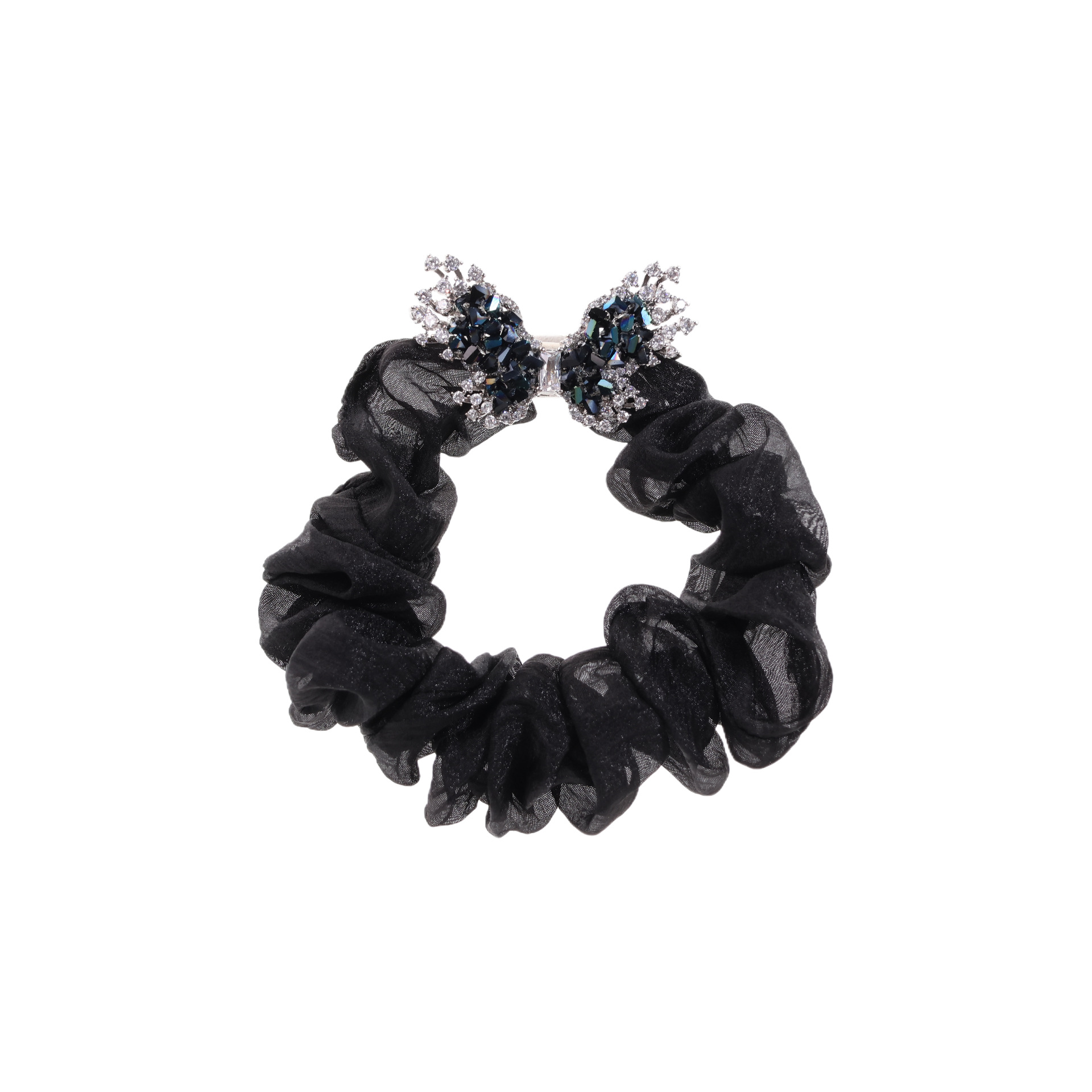 Accessoires Huaqiao : Cravate en organza haut de gamme, cordelette à nœud papillon, élastique à queue de cheval tendance, chignon._voghion.com