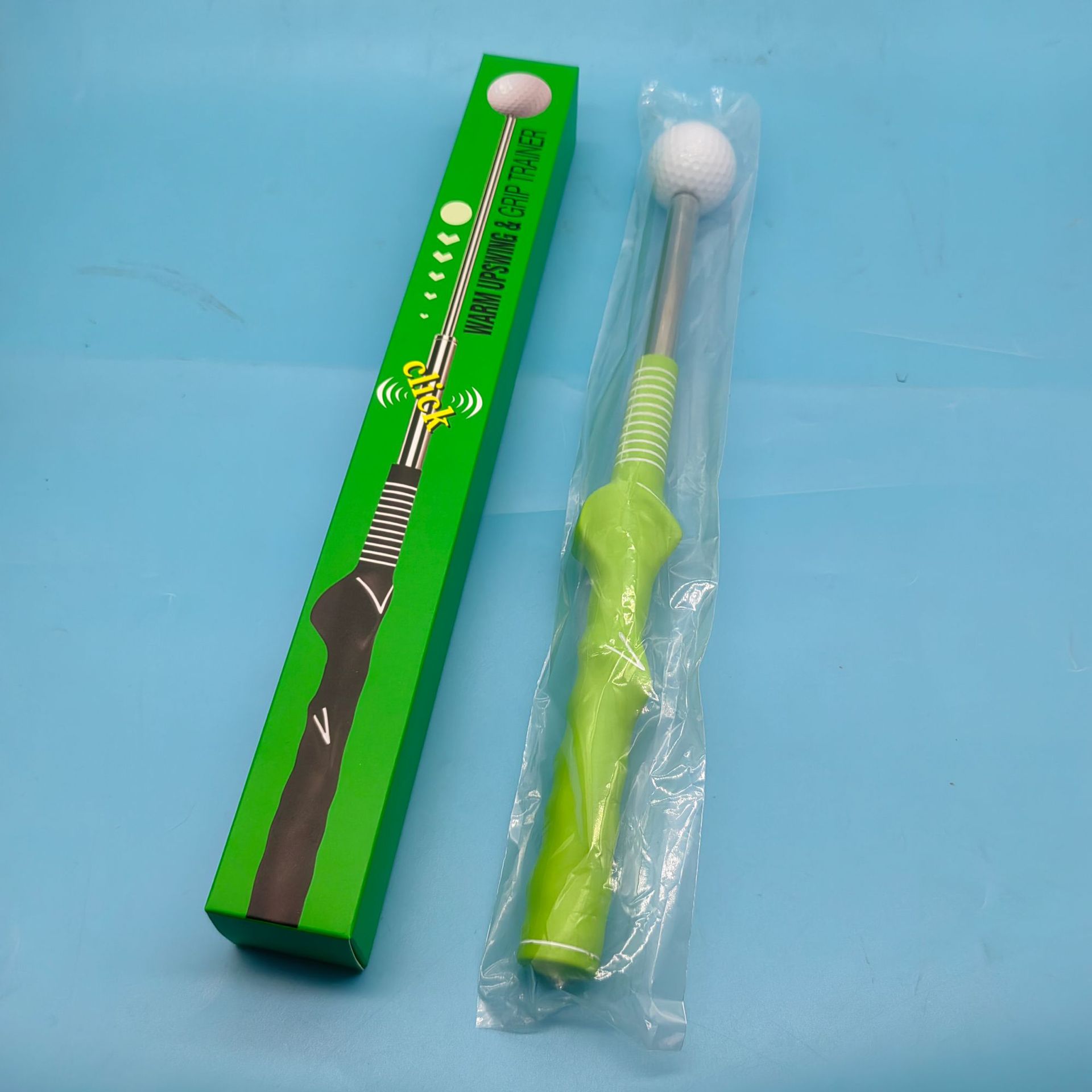 녹색 그립 + 흰색 공 + 색상 상자