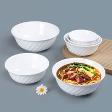 密胺碗面碗面馆专用螺纹碗商用面条拉面汤粉米线碗早餐店仿瓷碗