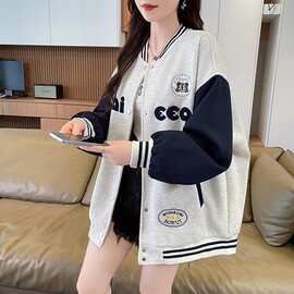 实拍仿棉华棉拉链外套秋季新款上衣开衫外套女图片色其他兔毛染色